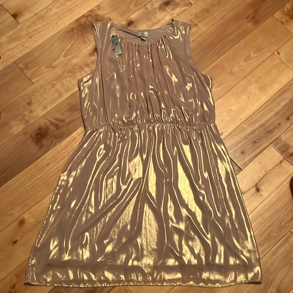 This is a brand new dress that has never been worn, it’s iridescent